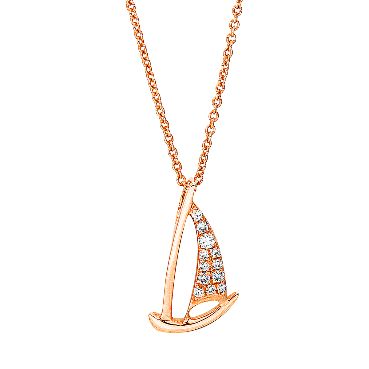 Collier 18 kt RG
