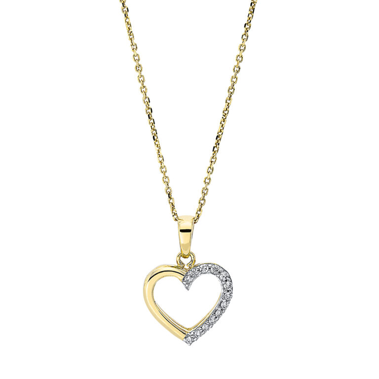 Collier 18 kt GG "Herz"