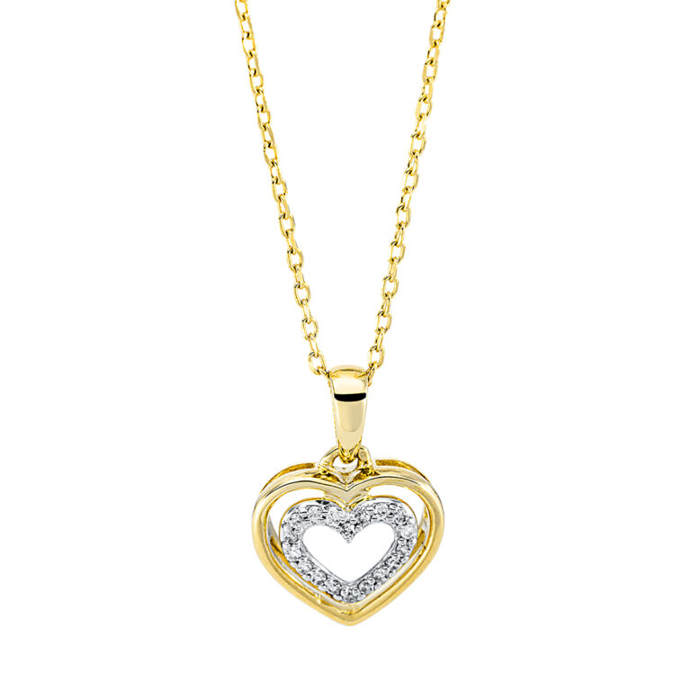Collier 18 kt GG "Herz"