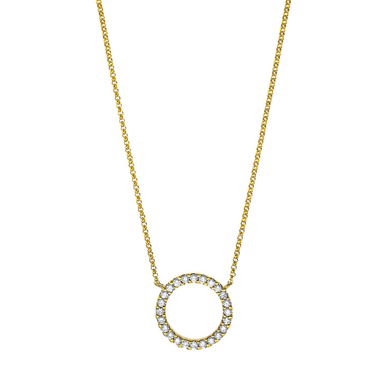 Collier 18 kt GG "Kreis"