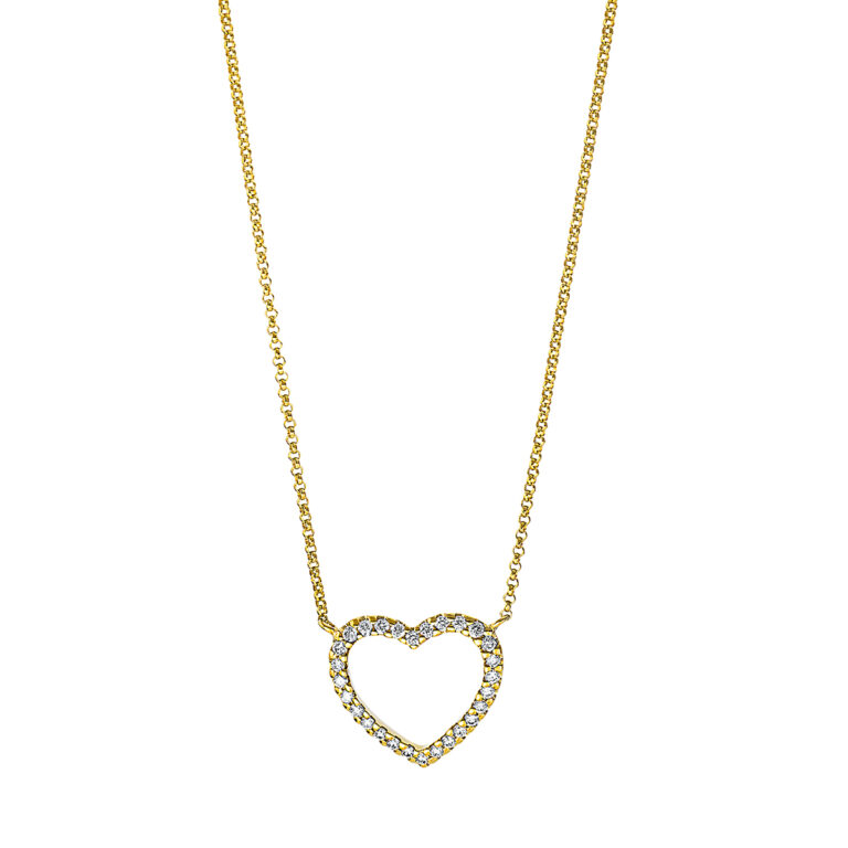 Collier 18 kt GG "Herz"