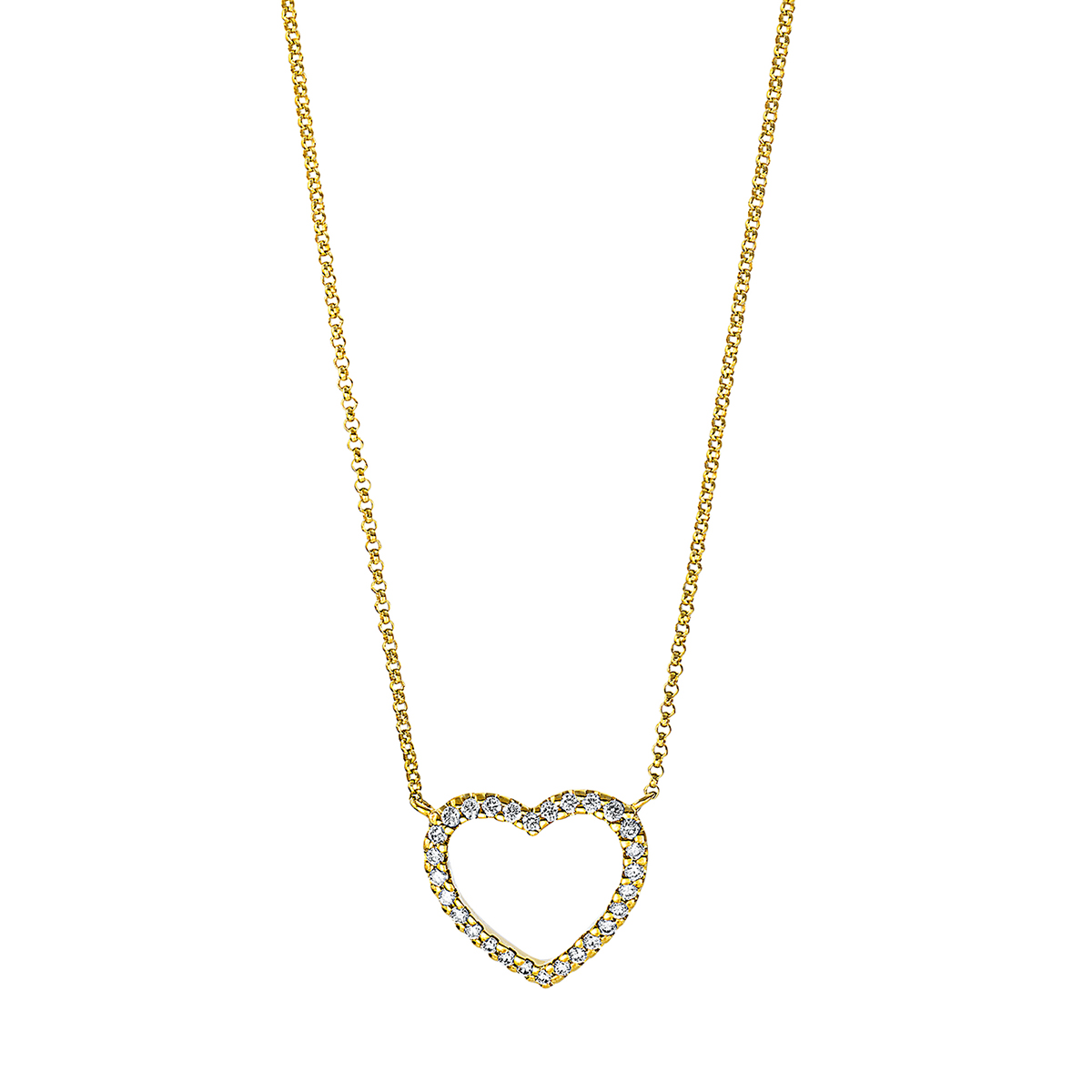 Collier 18 kt GG "Herz"
