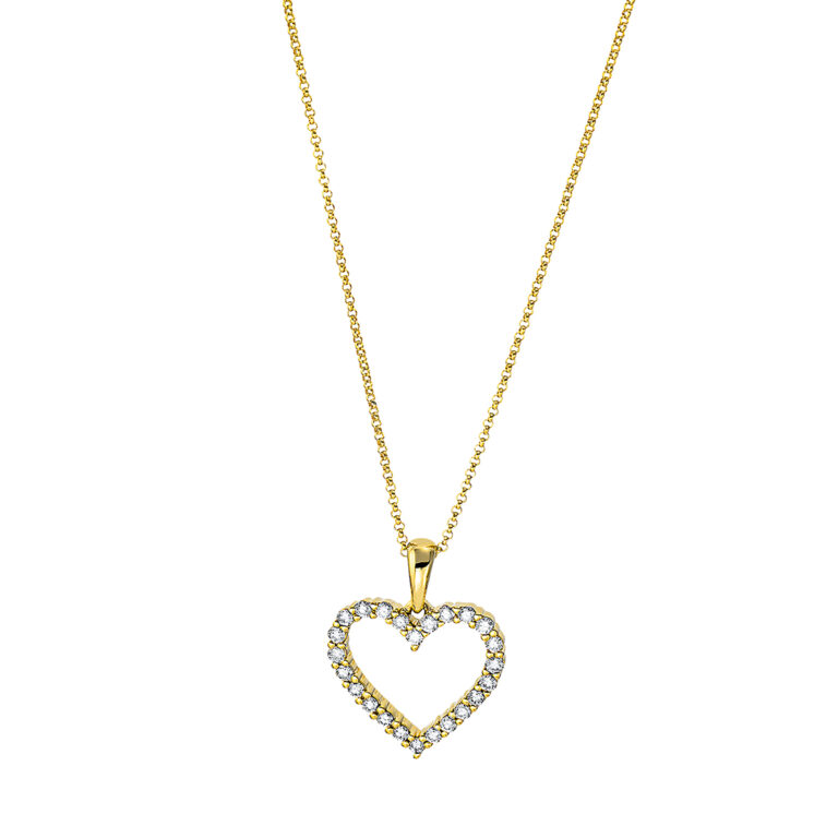 Collier 18 kt GG "Herz"