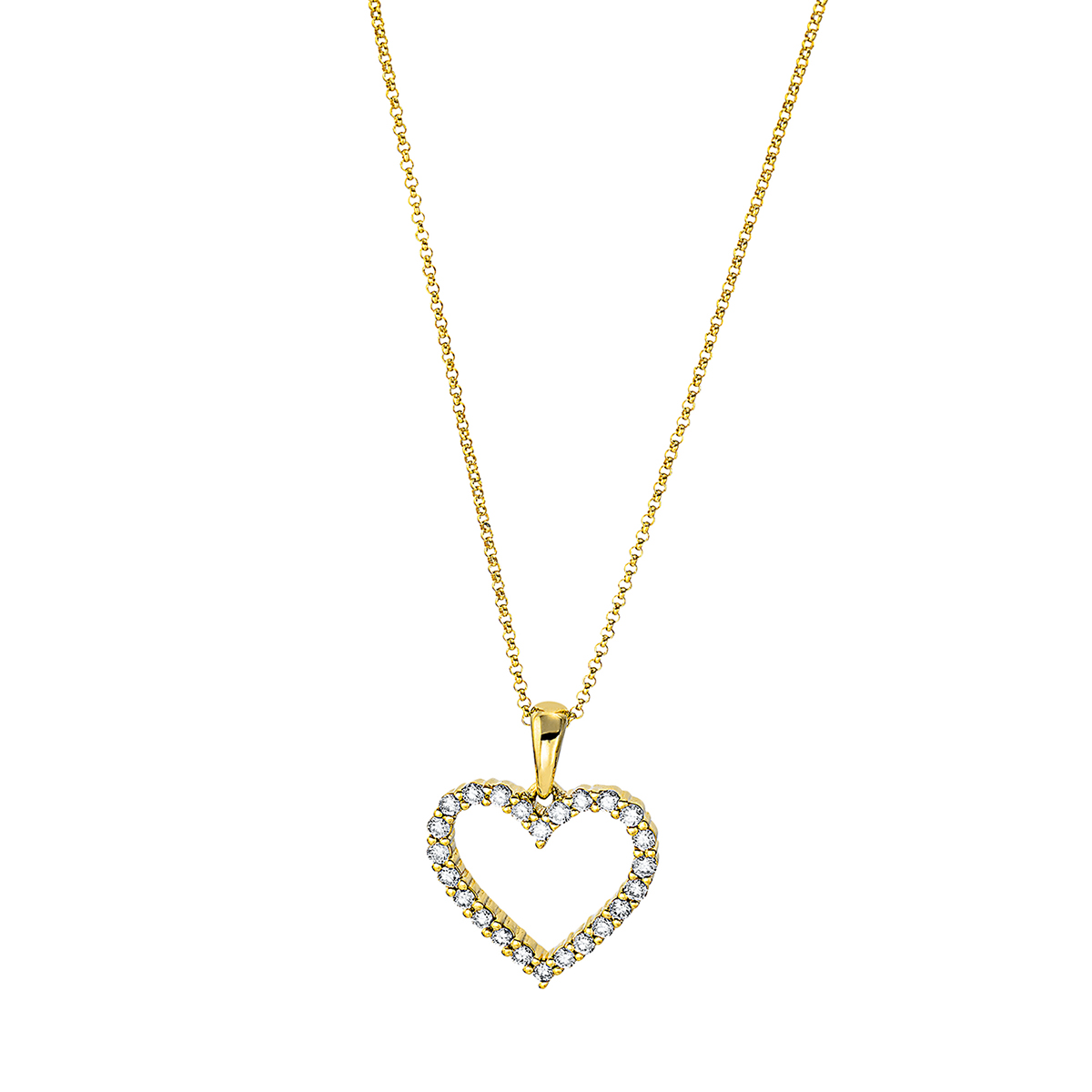 Collier 18 kt GG "Herz"