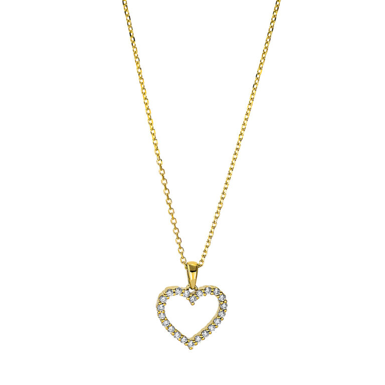 Collier 18 kt GG "Herz"