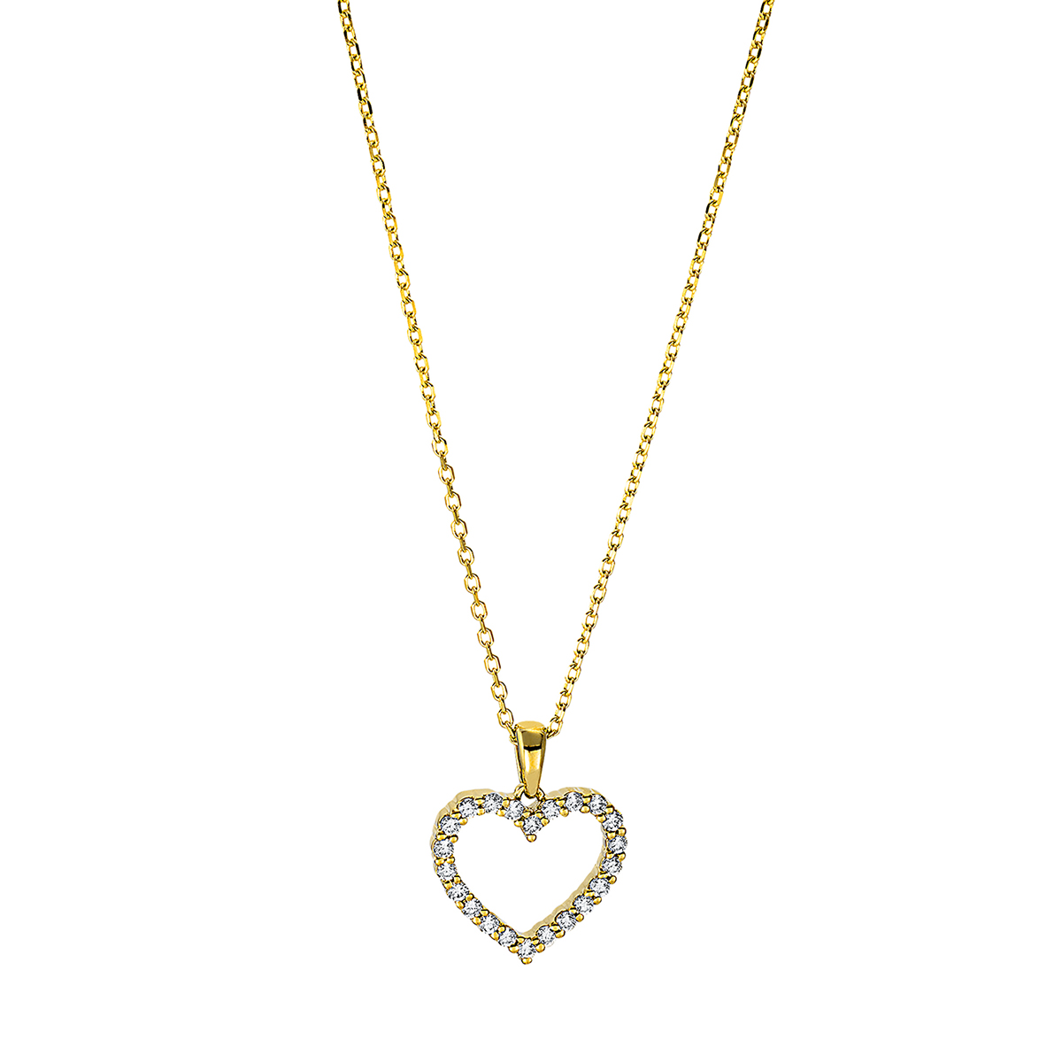 Collier 18 kt GG "Herz"