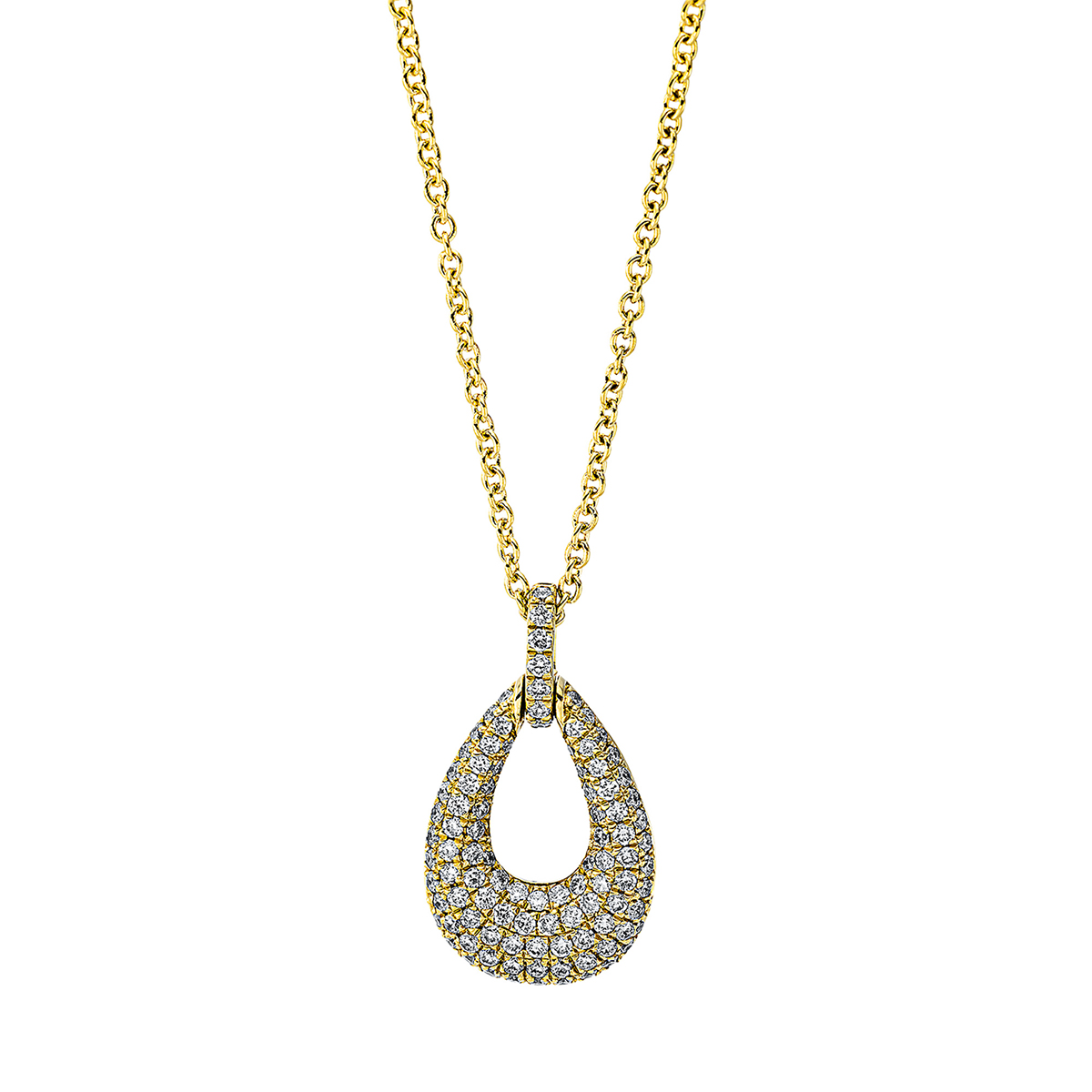 Collier 18 kt GG, mit ZÖ 40 cm + 42.5 cm