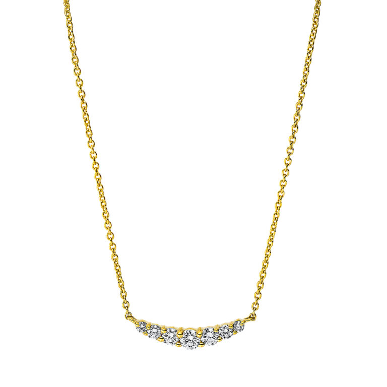 Collier 18 kt GG, mit ZÖ 42 cm