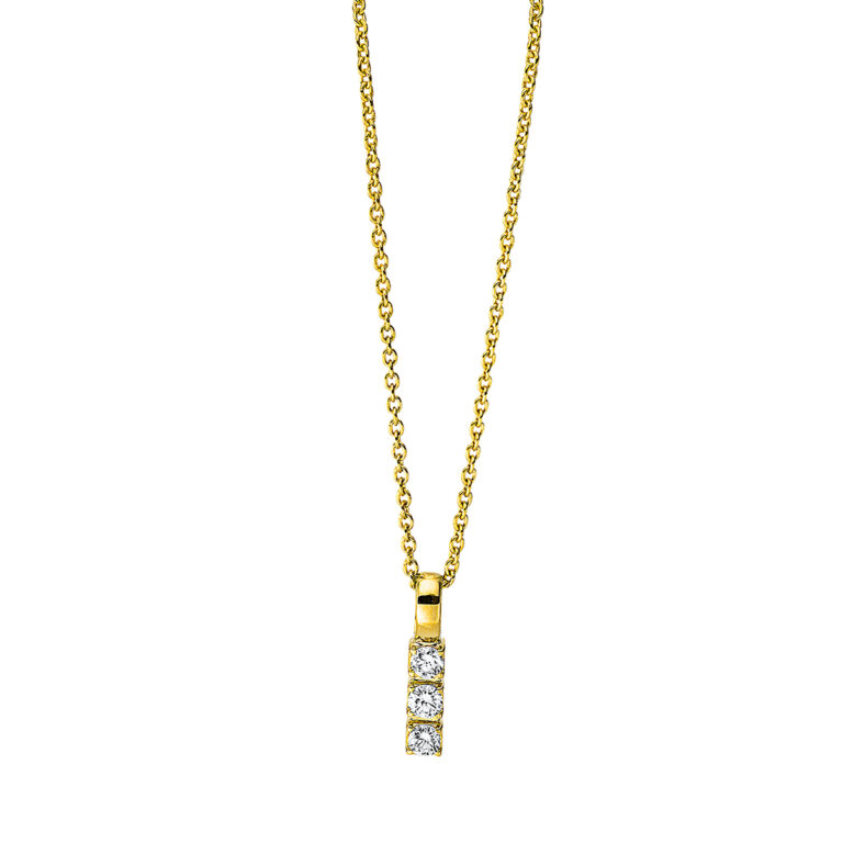 Collier 18 kt GG, mit ZÖ 42 cm