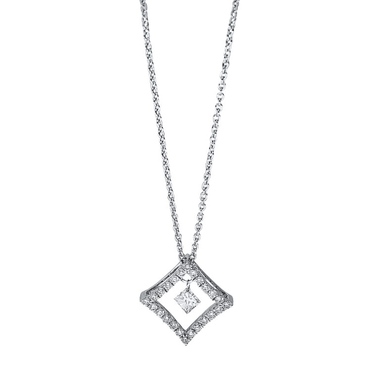 Collier 18 kt WG