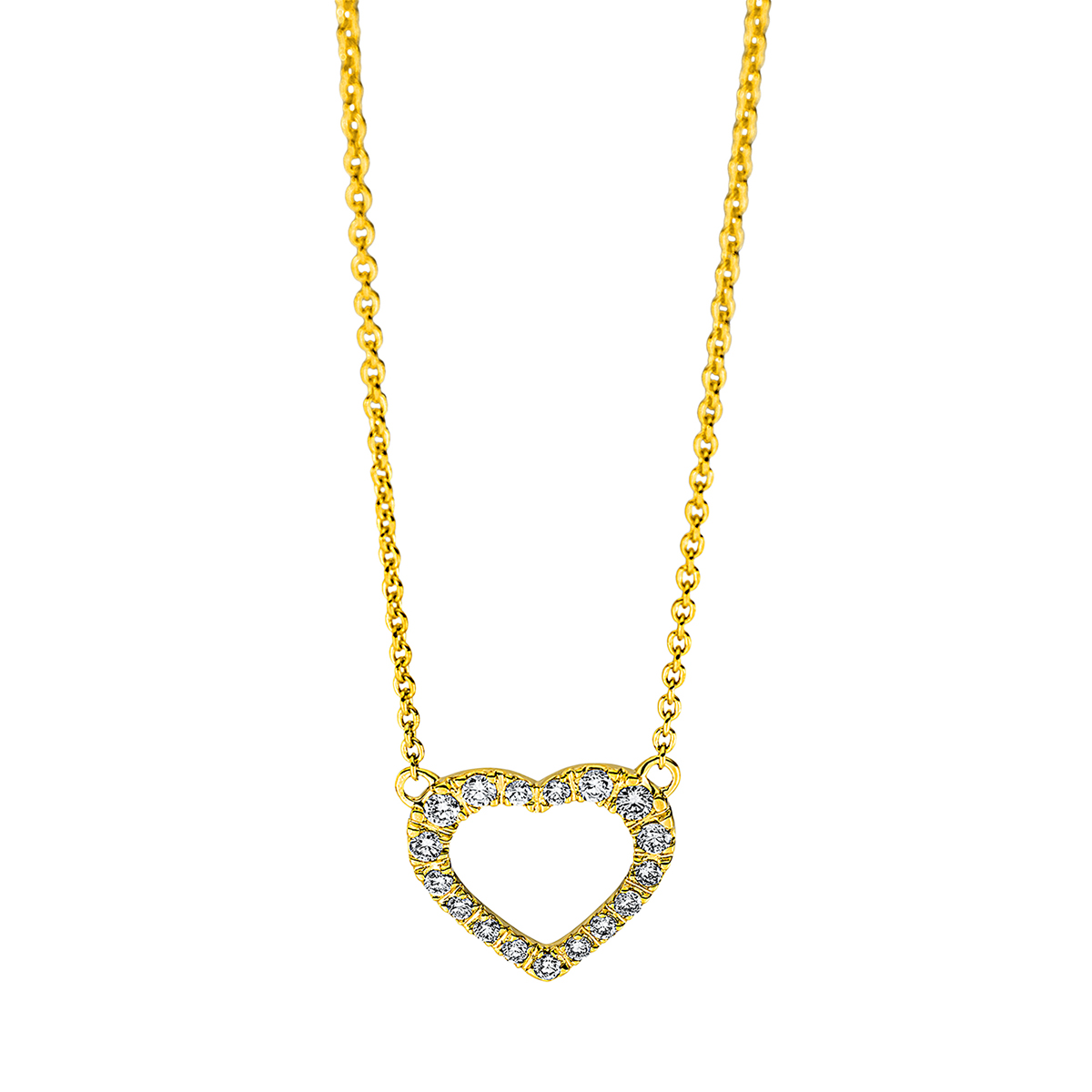 Collier 18 kt GG "Herz"