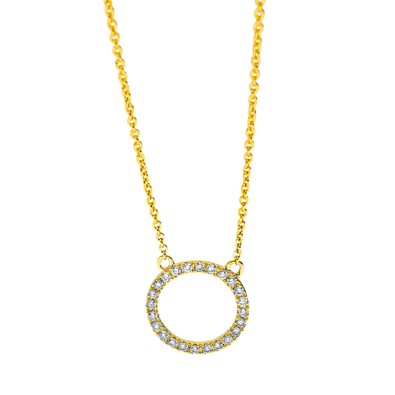 Collier 18 kt GG "Kreis"