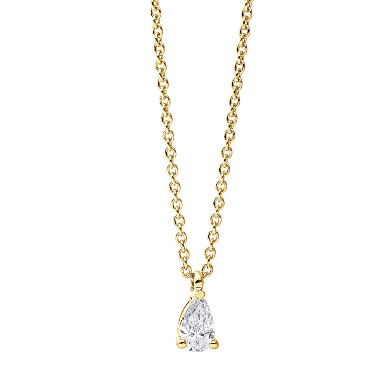 Collier 3er-Krappe 18 kt GG