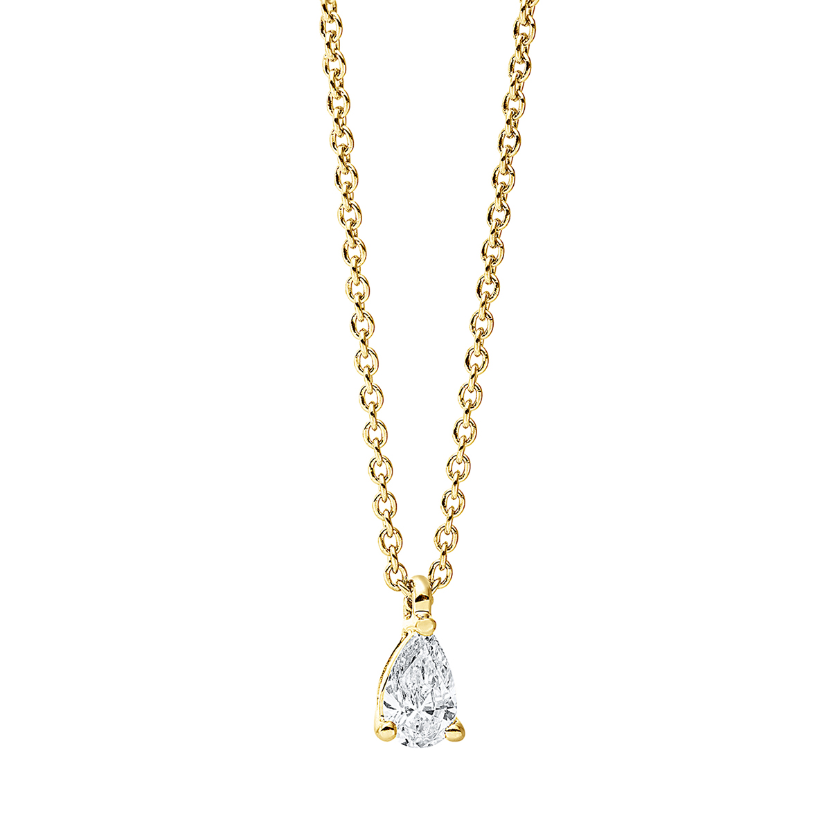 Collier 3er-Krappe 18 kt GG