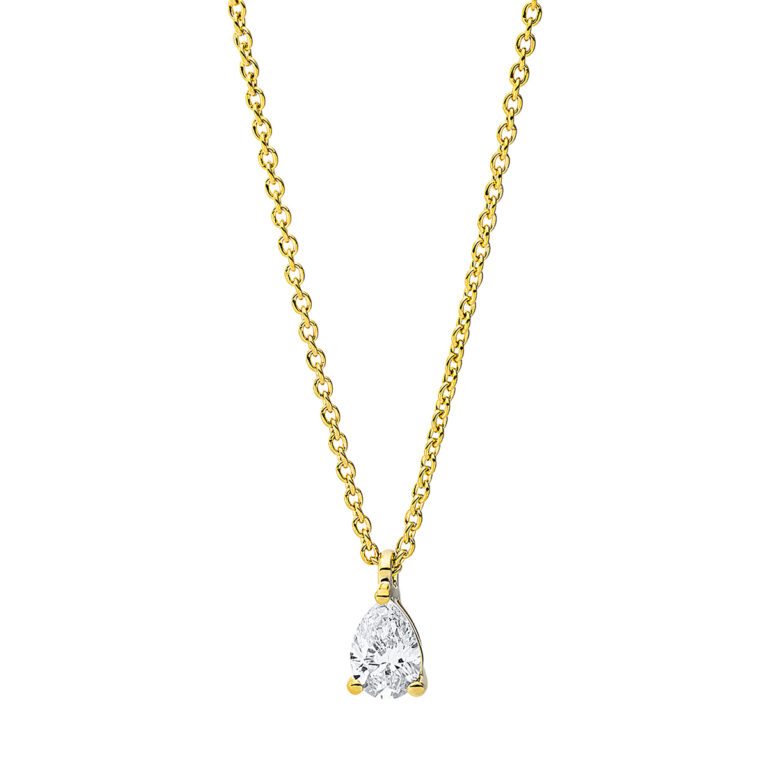 Collier 3er-Krappe 18 kt GG