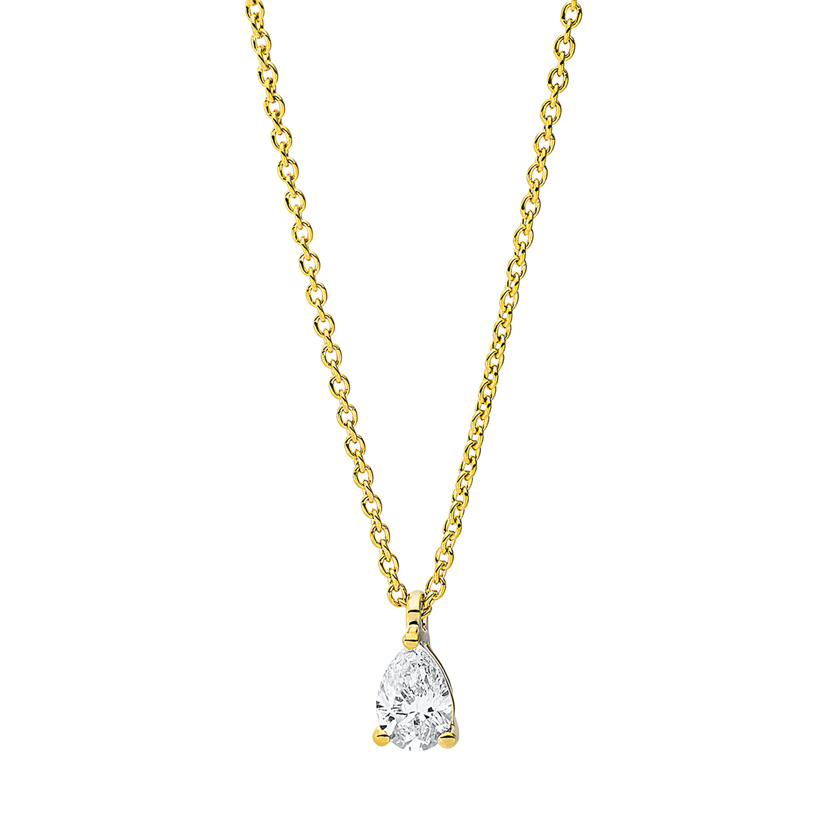 Collier 3er-Krappe 18 kt GG