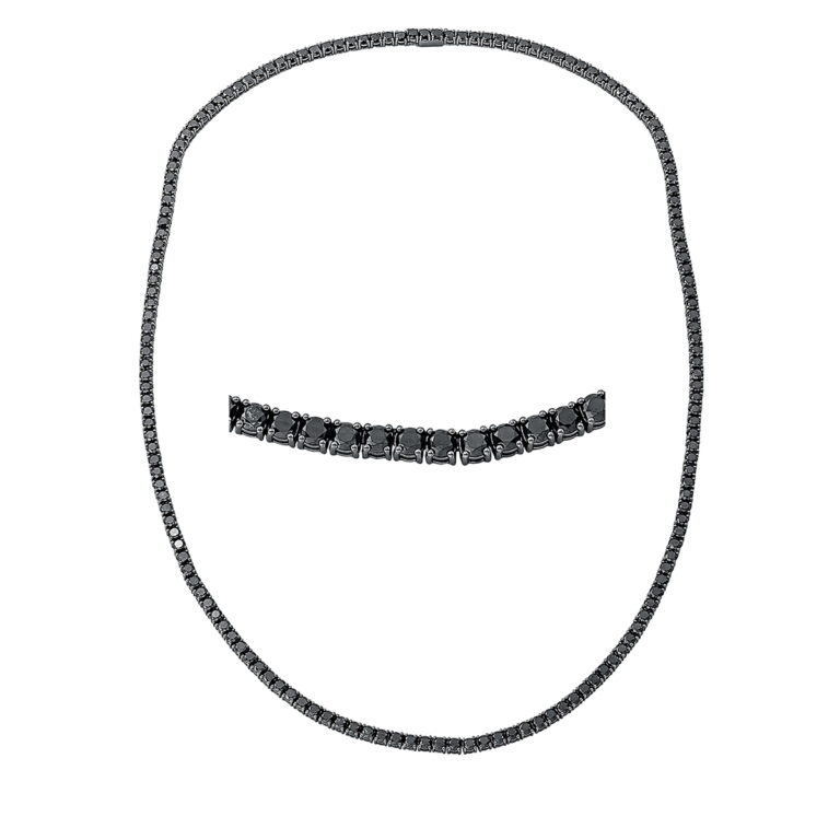 Collier 4er-Krappe 18 kt WG