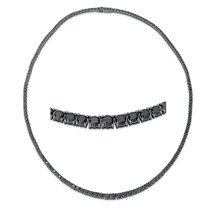 Collier 18 kt WG, gradual