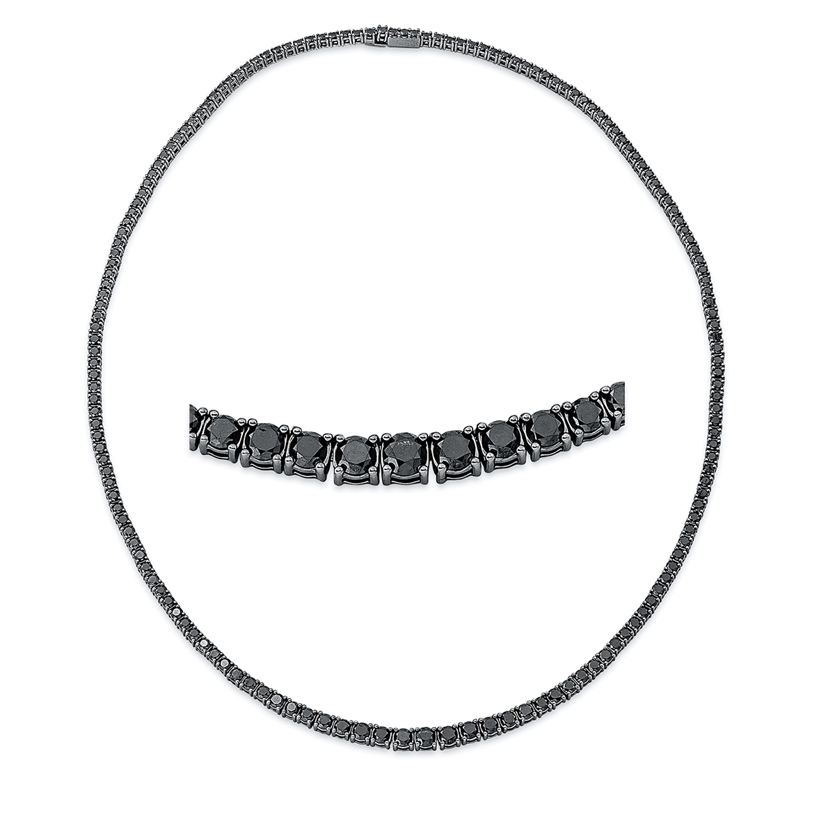 Collier 18 kt WG, gradual