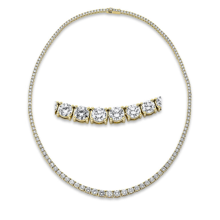 Collier 18 kt GG, gradual