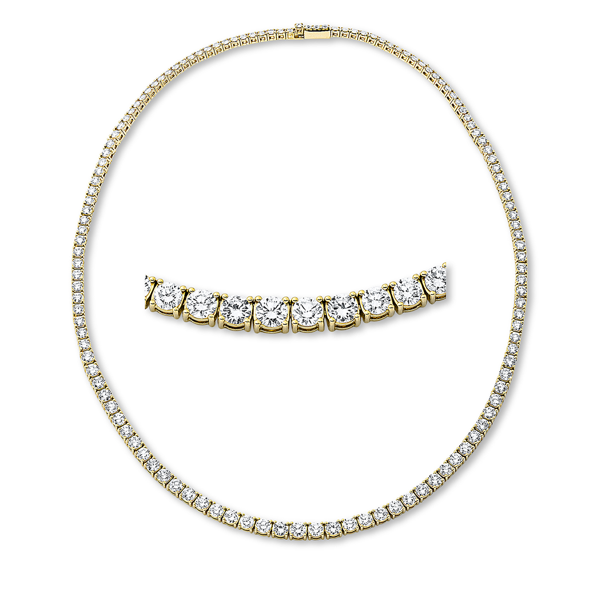 Collier 18 kt GG, gradual