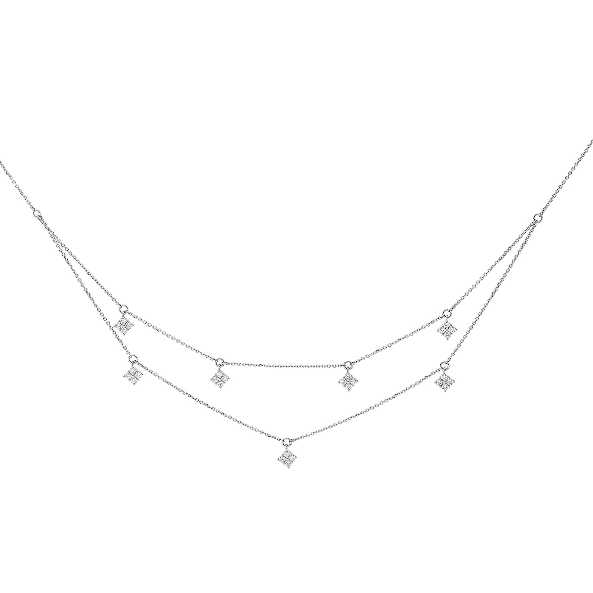Collier 18 kt WG