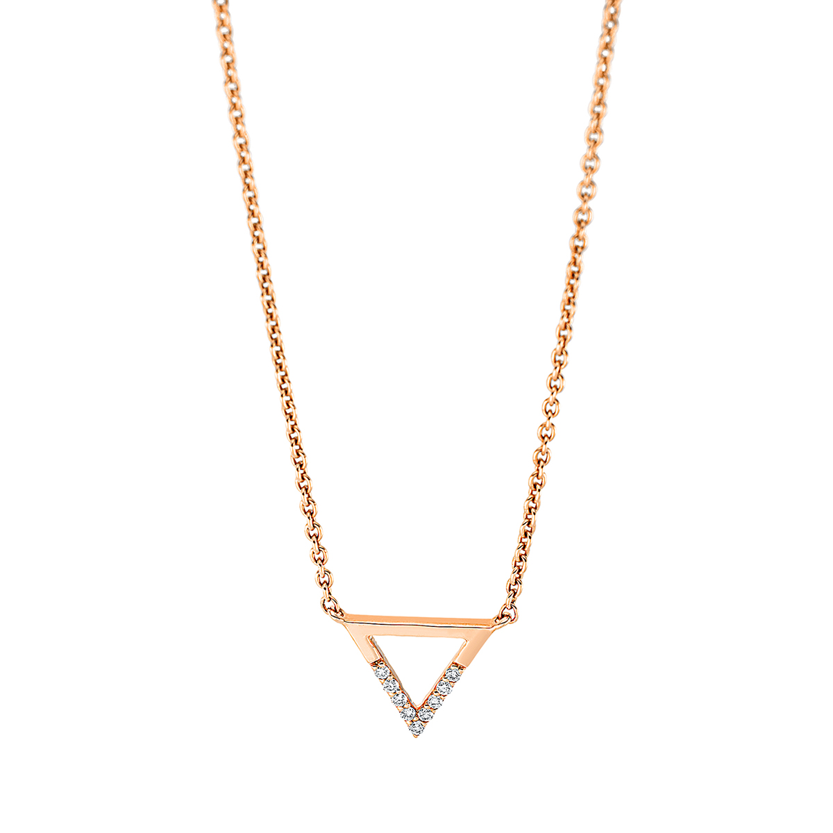 Collier 18 kt RG