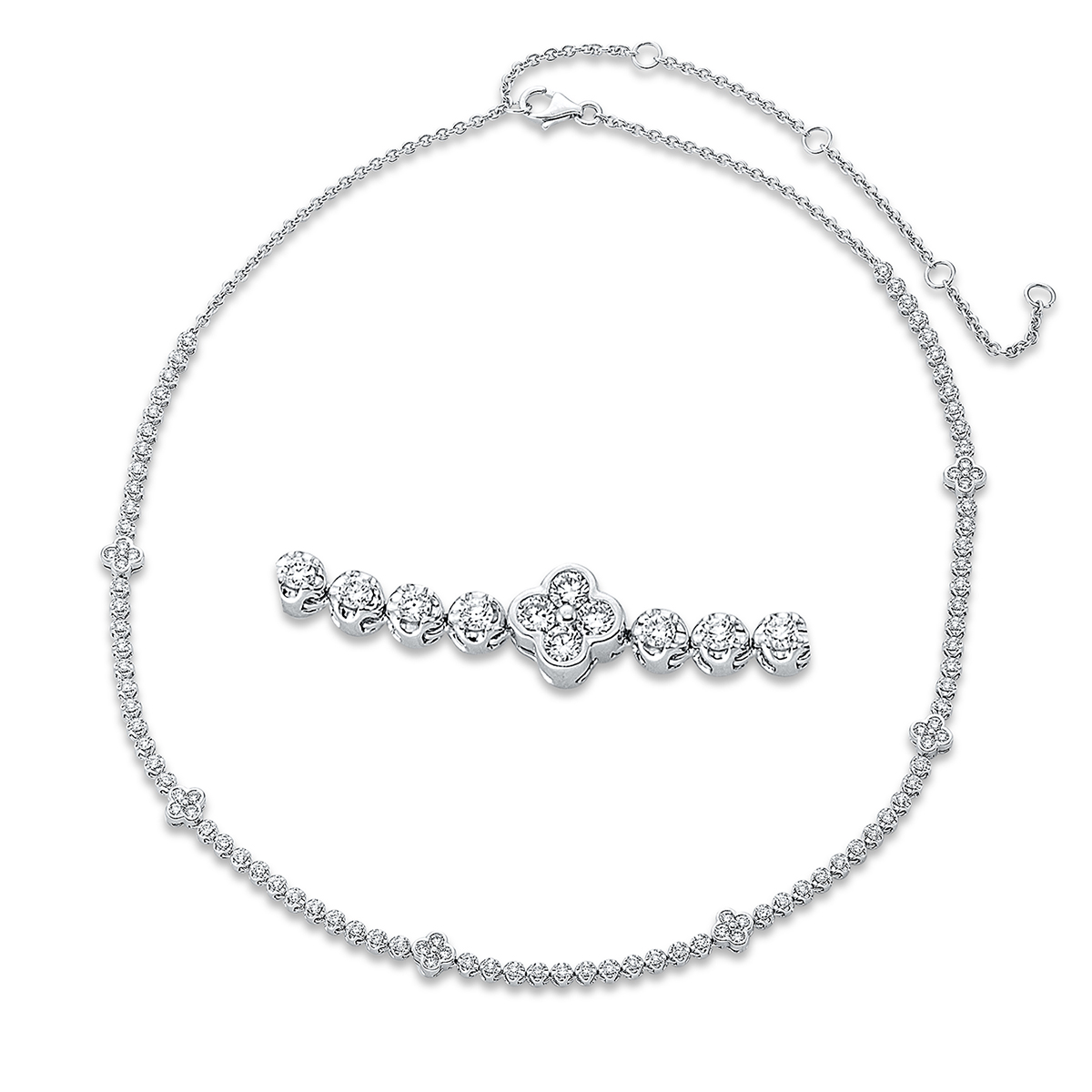 Collier 18 kt WG