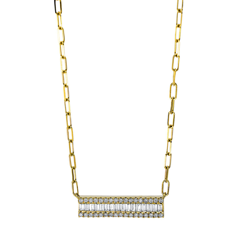 Collier 18 kt GG, mit ZÖ 40 cm