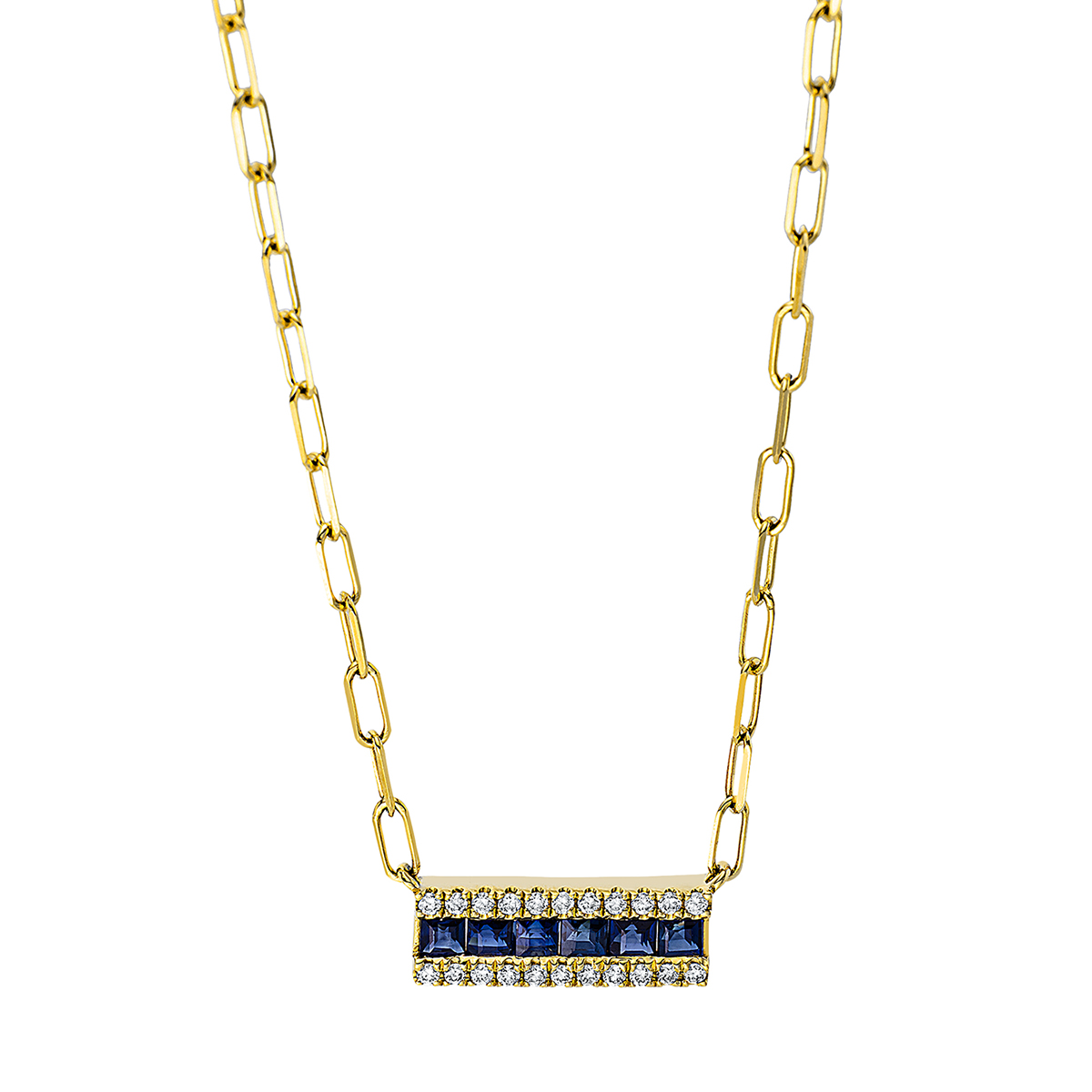 Collier 18 kt GG, mit ZÖ 40 cm
