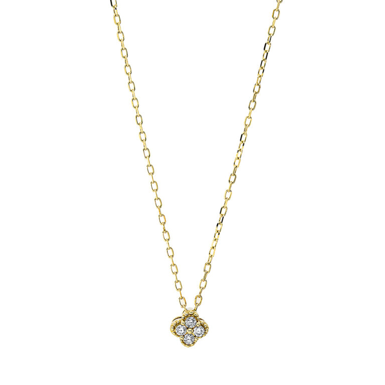Collier 18 kt GG, mit ZÖ 40 cm + 43 cm