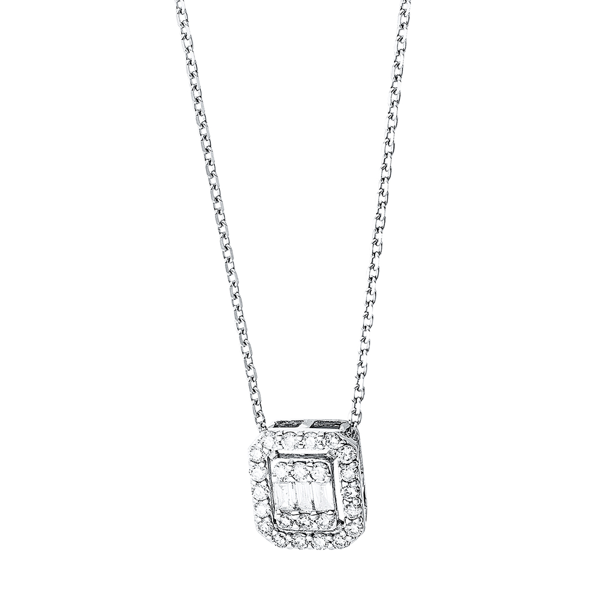 Collier 18 kt WG