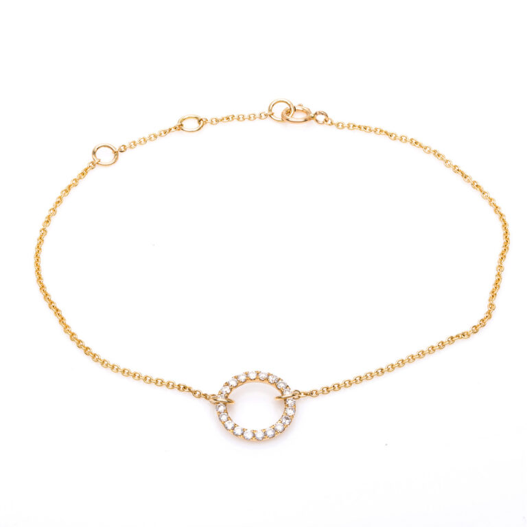 Armband 18 kt GG "Kreis"
