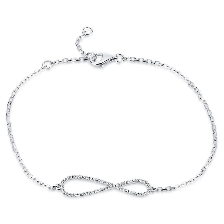 Armband 18 kt WG "Infinity"