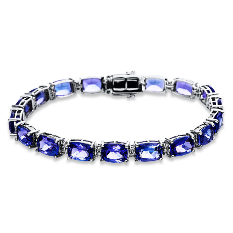Armband 4er-Krappe 14 kt WG