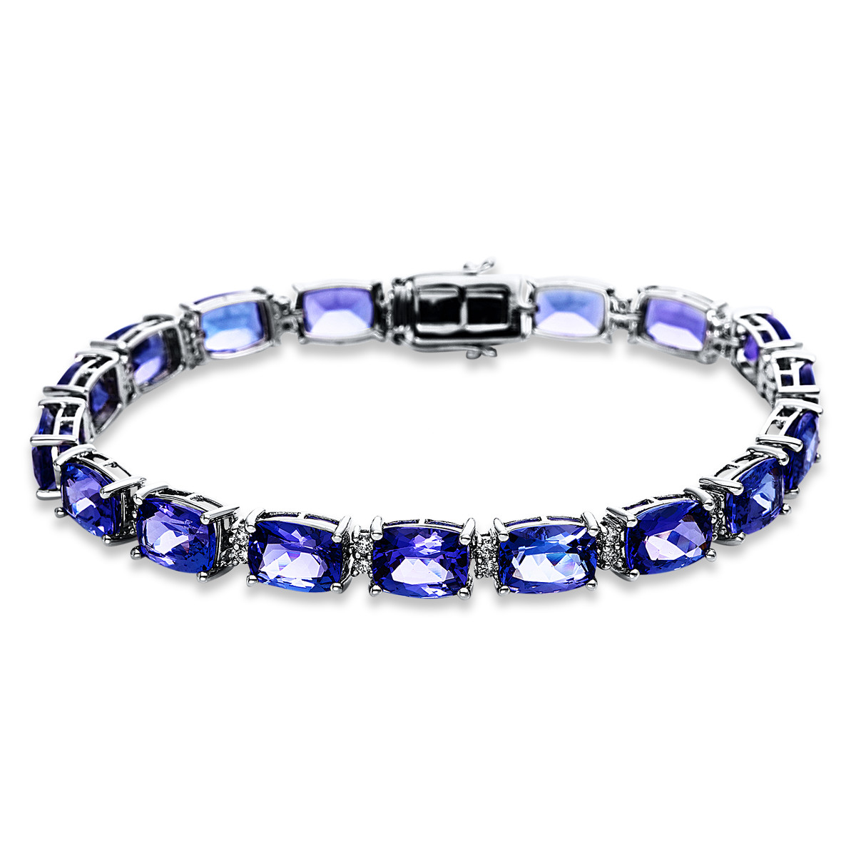 Armband 4er-Krappe 14 kt WG