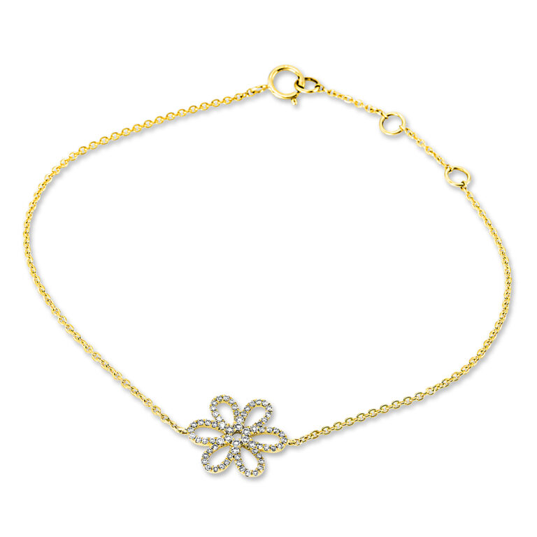 Armband 18 kt GG "Blume"