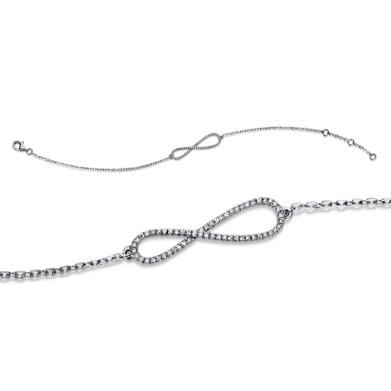Armband 18 kt WG "Infinity"