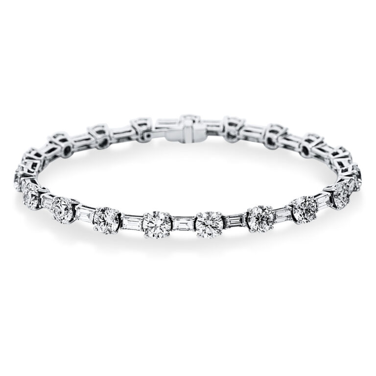 Armband 18 kt WG, GIA: 15pcs