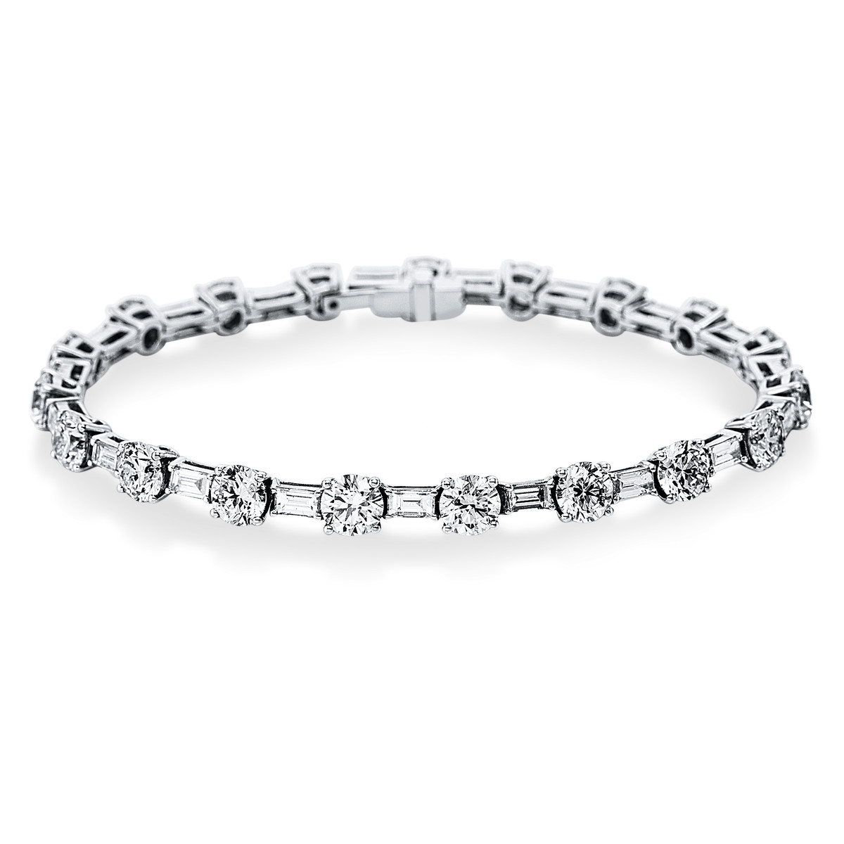 Armband 18 kt WG, GIA: 15pcs