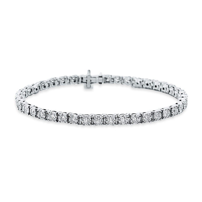 Armband 4er-Krappe 18 kt WG