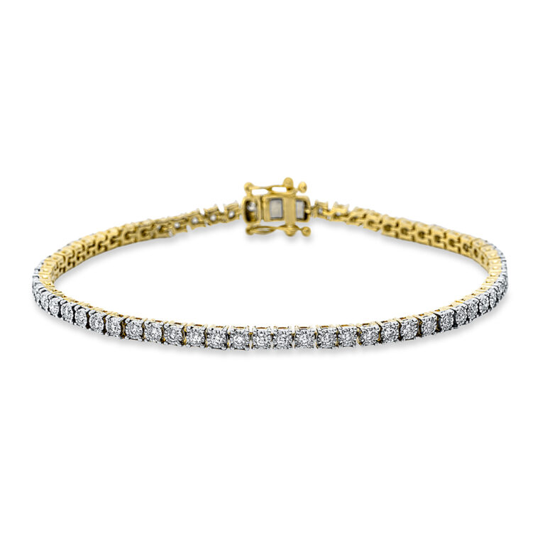 Armband 18 kt GG+WG