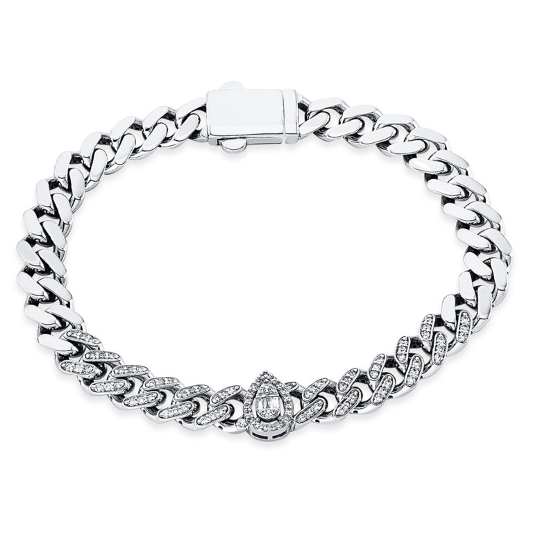 Armband 18 kt WG "Tropfen"