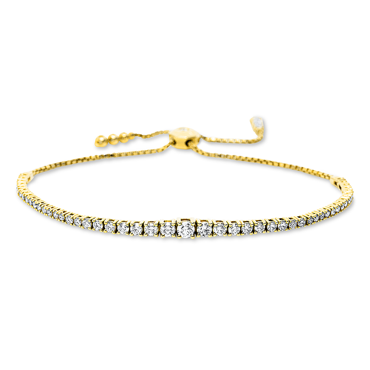 Armband 4er-Krappe 18 kt GG