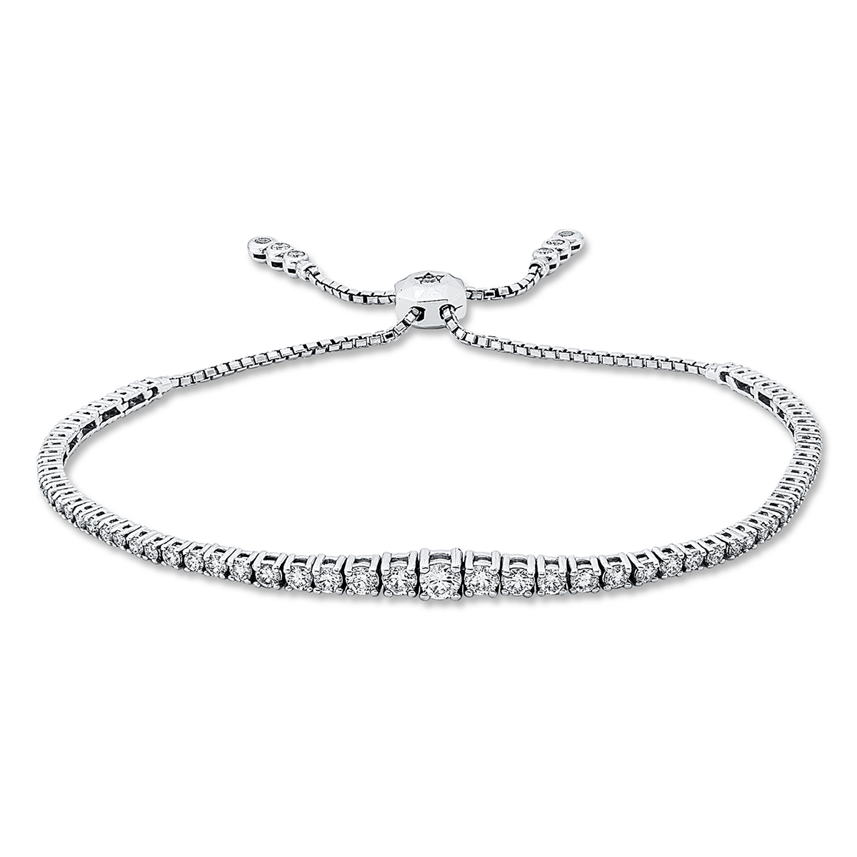 Armband 4er-Krappe 18 kt WG