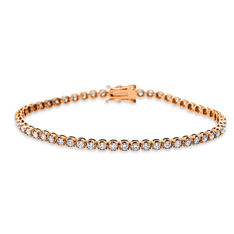 Armband 4er-Krappe 18 kt RG