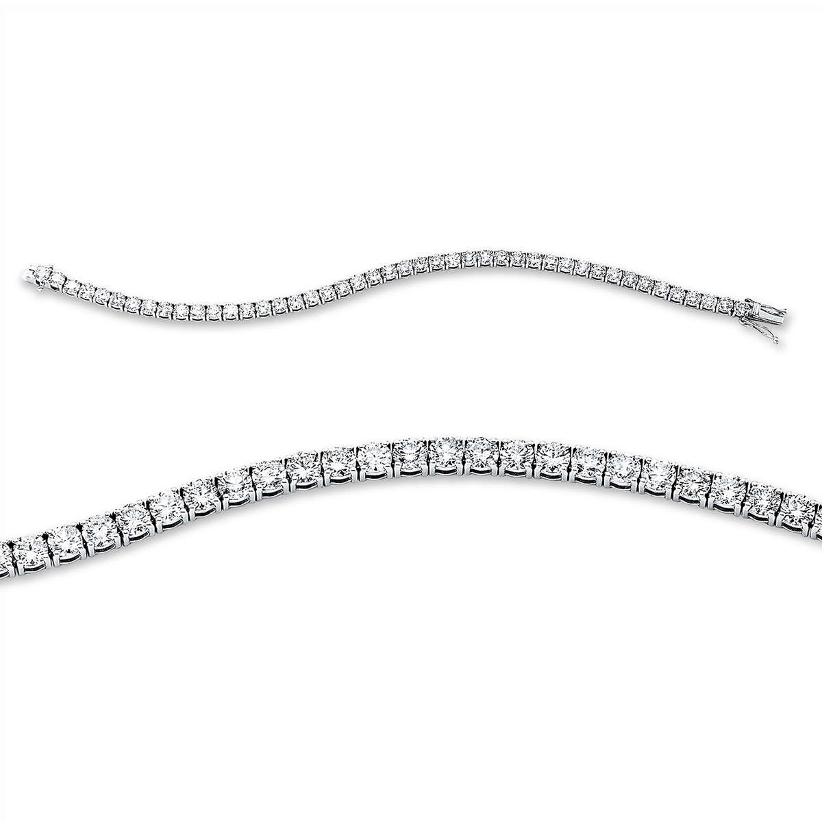 Armband 4er-Krappe 18 kt WG