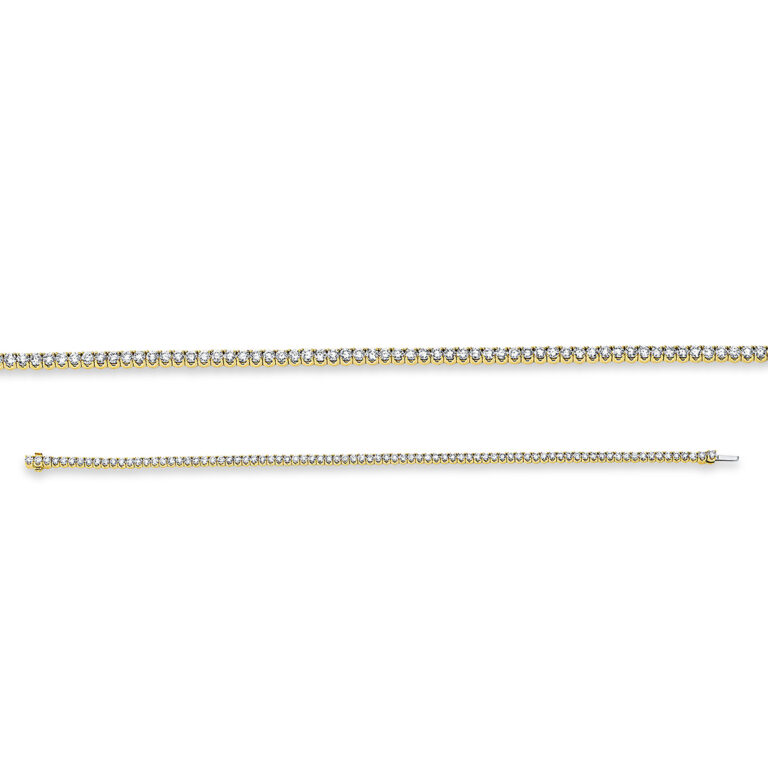 Armband 4er-Krappe 18 kt GG, With American Lock
