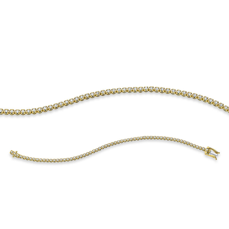Armband 4er-Krappe 18 kt GG