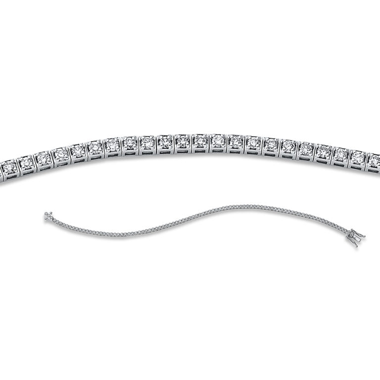 Armband 4er-Krappe 18 kt WG